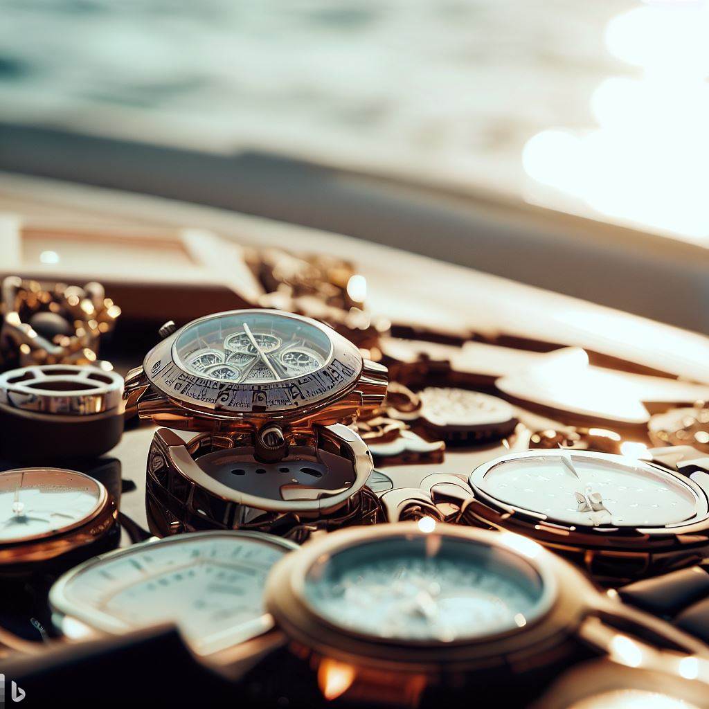 Luxury watch close-up